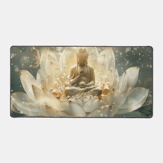 Zen Buddha Meditation Digitale Kunst Schreibtischunterlage