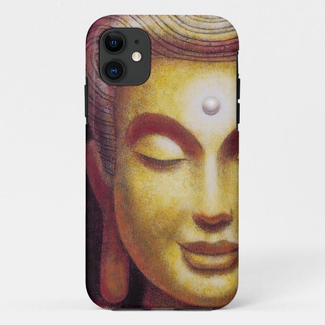 Zen-Buddha-Meditations-Lächeln iPhone 5 Fall Case-Mate iPhone Hülle (Rückseite)