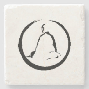Zen Buddha Meditationsstein Untersetzer
