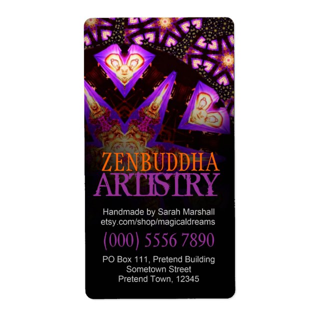Zen Buddha 'Scopes Art Label (Vorne)