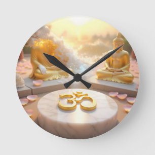 ZEN - BUDDHISM - OM RUNDE WANDUHR