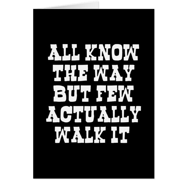 Zen Buddhism Western Style Grußkarte (Vorne)