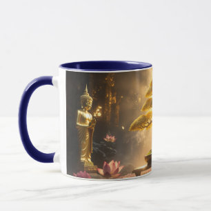 ZEN-BUDDHISMUS - BONSAI-BAUM - TASSE