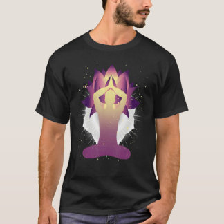 Zen-Buddhismus Lotosblume Spirituell Yogi Meditati T-Shirt