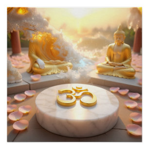 ZEN - BUDDHISMUS - OM POSTER