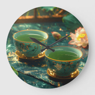 ZEN-BUDDHISMUS - TEZEREMONIE GROßE WANDUHR