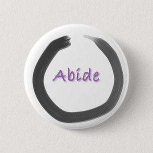 Zen-buddhistische Enso-Zirkel Button