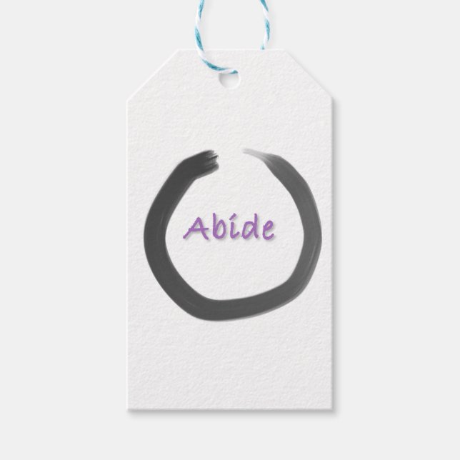 Zen-buddhistische Enso-Zirkel Geschenkanhänger (Vorderseite)