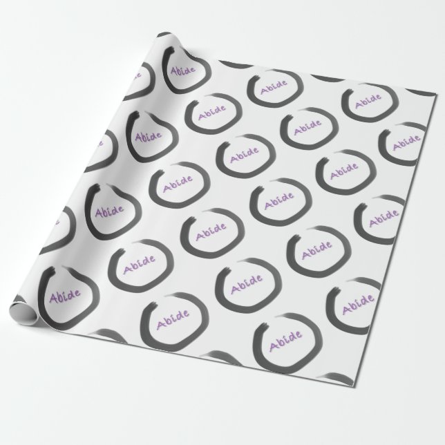 Zen-buddhistische Enso-Zirkel Geschenkpapier (Ungerollt)