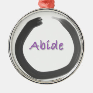 Zen-buddhistische Enso-Zirkel Silbernes Ornament