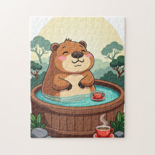 Zen Capybara Whirlpool-Relaxation - Chill-Vibes