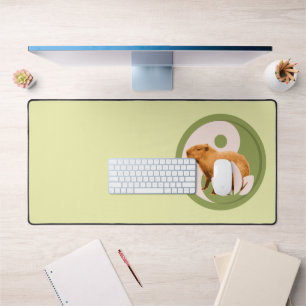 Zen Capybara Yin Yang Friedliche Natur Schreibtischunterlage