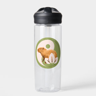 Zen Capybara Yin Yang Friedliche Natur Trinkflasche