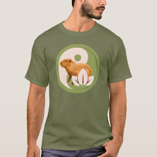 Zen Capybara Yin Yang T-Shirt