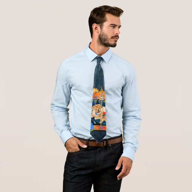 ZEN CARNIVAL Chow -necktie Cravate (En situation)