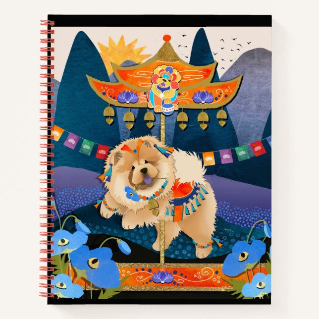 ZEN CARNIVAL Chow - Notebook Notizbuch (Vorderseite)