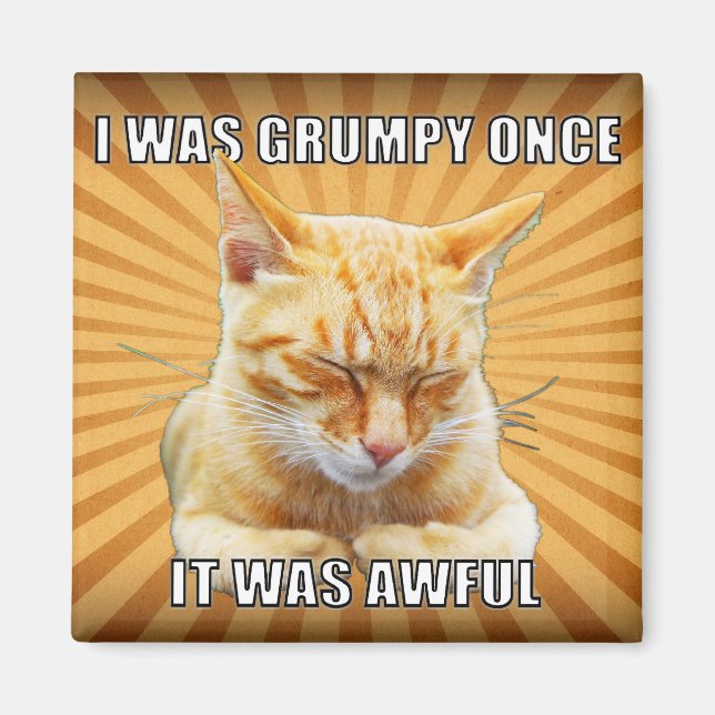 Zen Cat Magnet (Vorne)