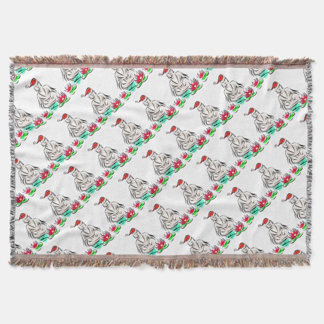 Zen Christmas Designs Decke (Vorderseite)