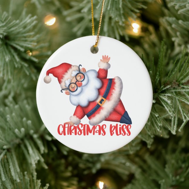 Zen Christmas Santa Ornament (Baum)