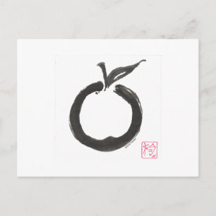 Zen Circle Apple Postkarte