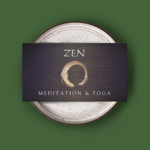 Zen Circle Enso Yoga Instructor and Meditation Visitenkarte