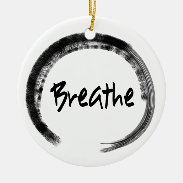 Zen Circle - Yoga Weihnachtsschmuck (Vorne)