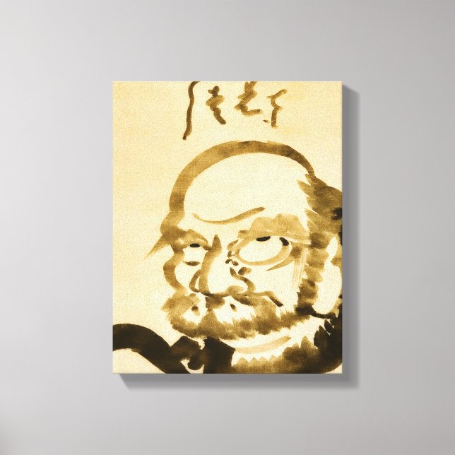 Zen Classics - Hakuin Ekaku - Daruma Leinwanddruck (Vorderseite)