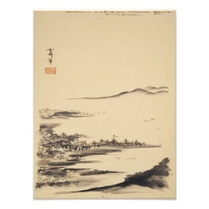 Zen Classics - Sesshu - Herbstlandschaft Fotodruck