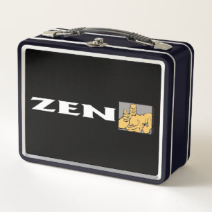 Zen combattant noir lunchbox