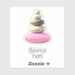 Zen dachte Gleichgewicht Glauben Aufkleber