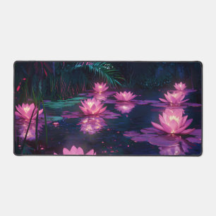 Zen de minuit Nature Étang de lotus rose