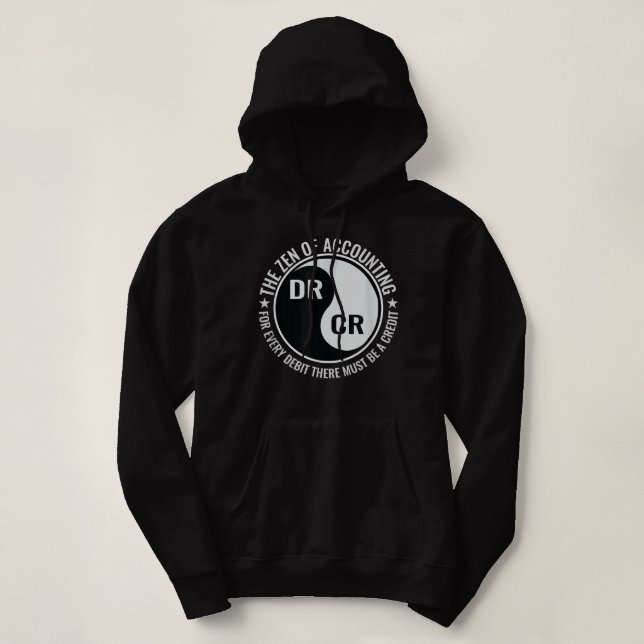 Zen der CPA für Rechnungslegungsgrundsätze Hoodie (Design vorne)
