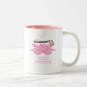 Zen des Kaffees Zweifarbige Tasse