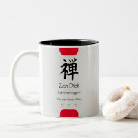 Zen Diät essen Mehr Veggies Gray BG