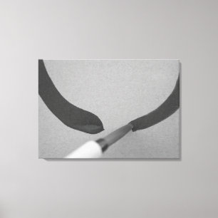 Zen Enso Calligraphy Brush Leinwanddruck
