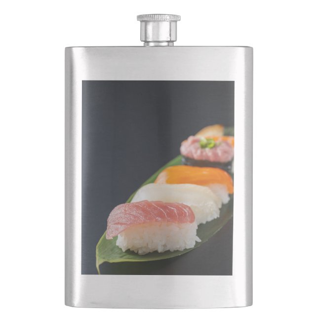  Zen Flow – Leaf Nigiri Classic Flask Flachmann (Vorderseite)