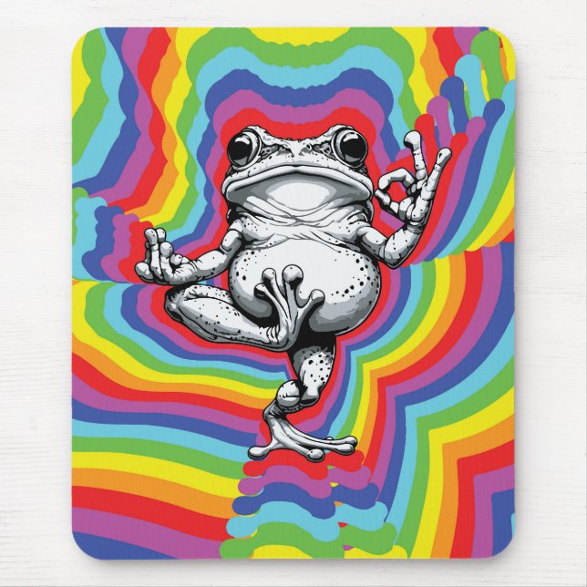 Zen Frog Masterpiece Mousepad (Vorne)