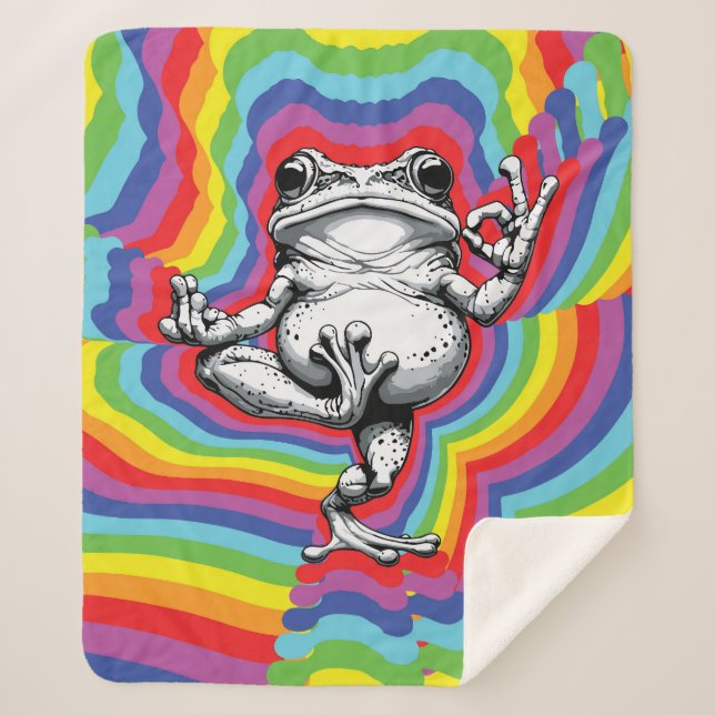 Zen Frog Masterpiece Sherpadecke (Vorderseite)
