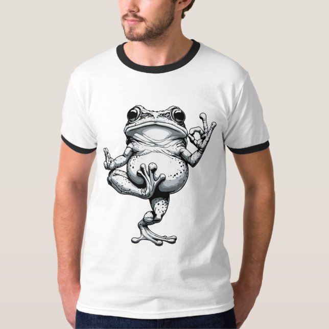 Zen Frog Masterpiece T-Shirt (Vorderseite)