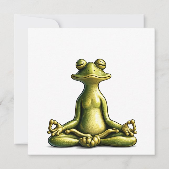 Zen Frog Save The Date (Vorderseite)