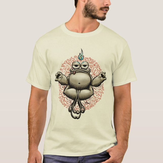 Zen-Frosch - Licht T-Shirt (Vorderseite)