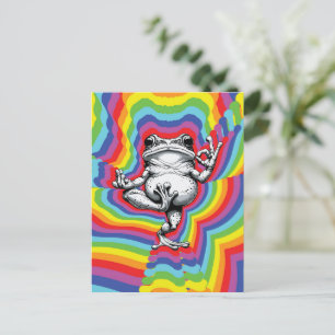 Zen Frosch Meisterwerk Postkarte