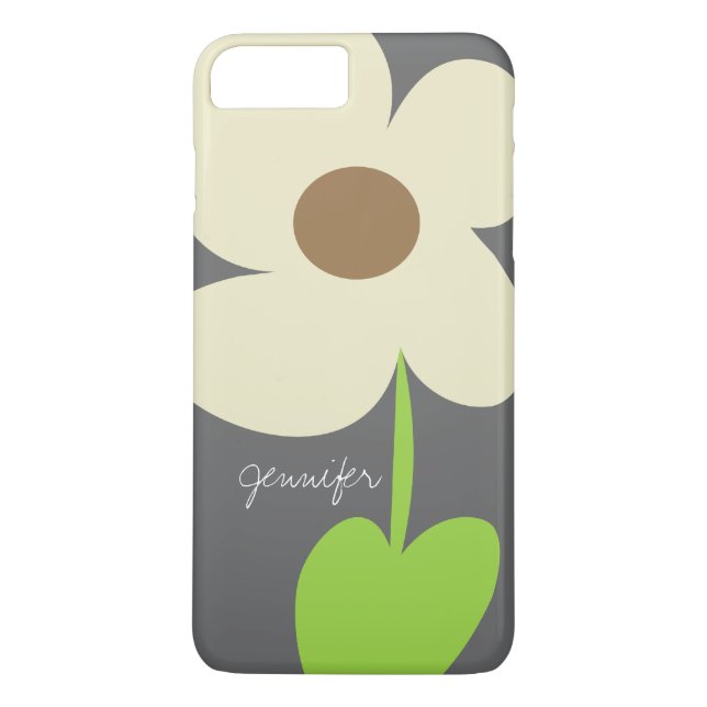Zen-Gänseblümchen personalisiertes iPhone 8 Plus/7 Case-Mate iPhone Hülle (Rückseite)