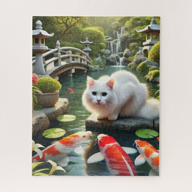 Zen Garden Kitty (Vertikal)