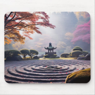 Zen Garden Ruhige Friedliche Natur Mousepad