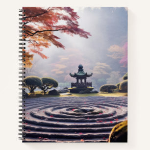 Zen Garden Ruhige Friedliche Natur Notizbuch