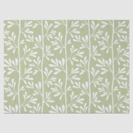 Zen Garden Stems Bright Minimal Botanical Seidenpapier