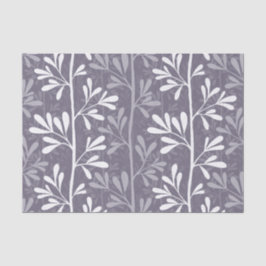 Zen Garden Stems Deep Minimal Botanical Silhouette Seidenpapier