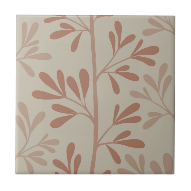 Zen Garden Stems XL 6 minimal botanisch Fliese (Vorderseite)