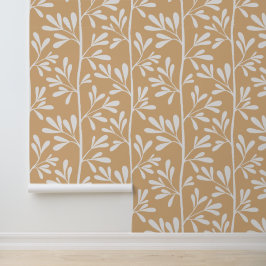 Zen Garden Stems XL minimal botanical silhouette Tapete